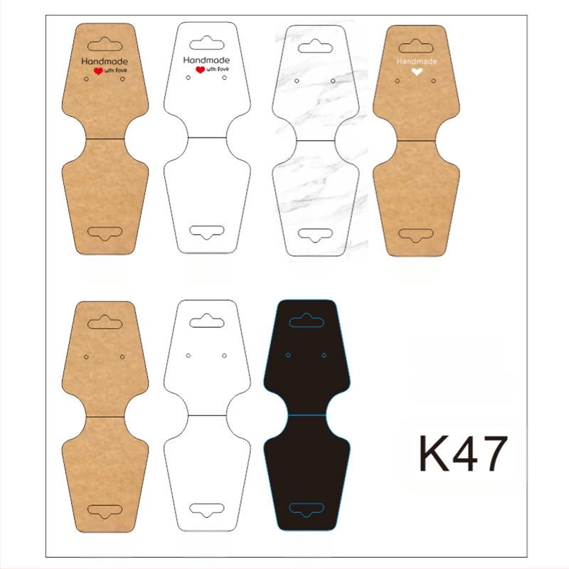 Papuošalų kortelė, perlenkta per pusę su lipnia kortele, lipni „Liftas Love“ rankų darbo papuošalų demonstravimo kortelė, skirta tarpvalstybiniam sprogimui, yra sandėlyje.