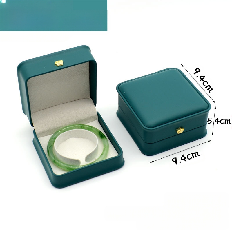 Kruna Pu prsten ogrlica privjesak narukvica kutija za nakit lagana luksuzna kožna poklon kutija za nakit u struku