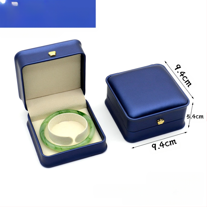 Kruna Pu prsten ogrlica privjesak narukvica kutija za nakit lagana luksuzna kožna poklon kutija za nakit u struku