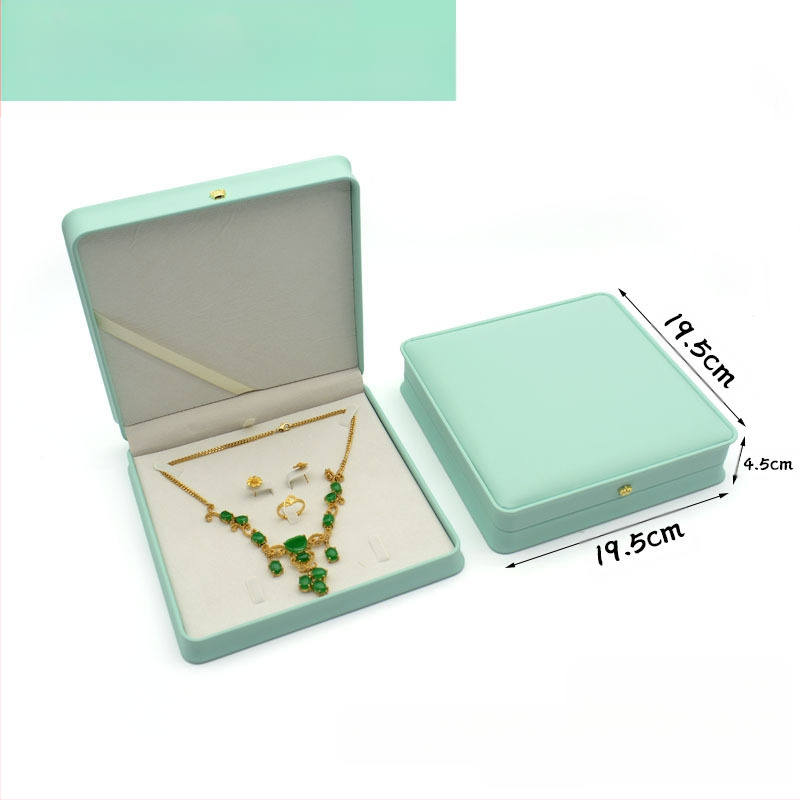 Kruna Pu prsten ogrlica privjesak narukvica kutija za nakit lagana luksuzna kožna poklon kutija za nakit u struku