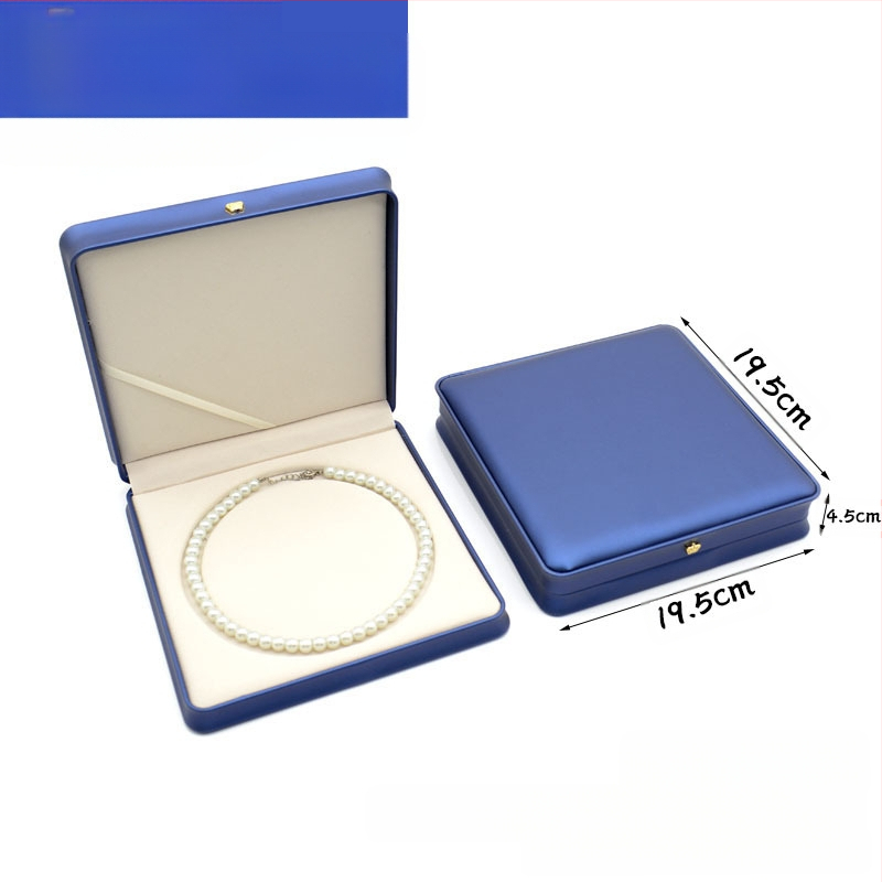 Kruna Pu prsten ogrlica privjesak narukvica kutija za nakit lagana luksuzna kožna poklon kutija za nakit u struku