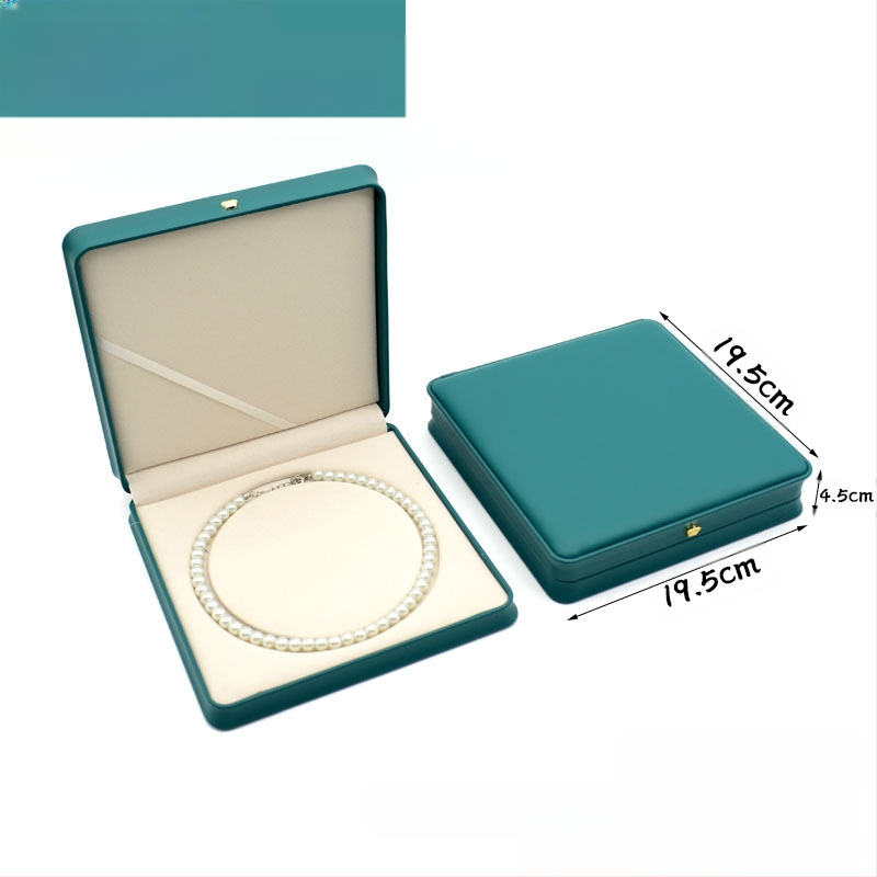 Kruna Pu prsten ogrlica privjesak narukvica kutija za nakit lagana luksuzna kožna poklon kutija za nakit u struku