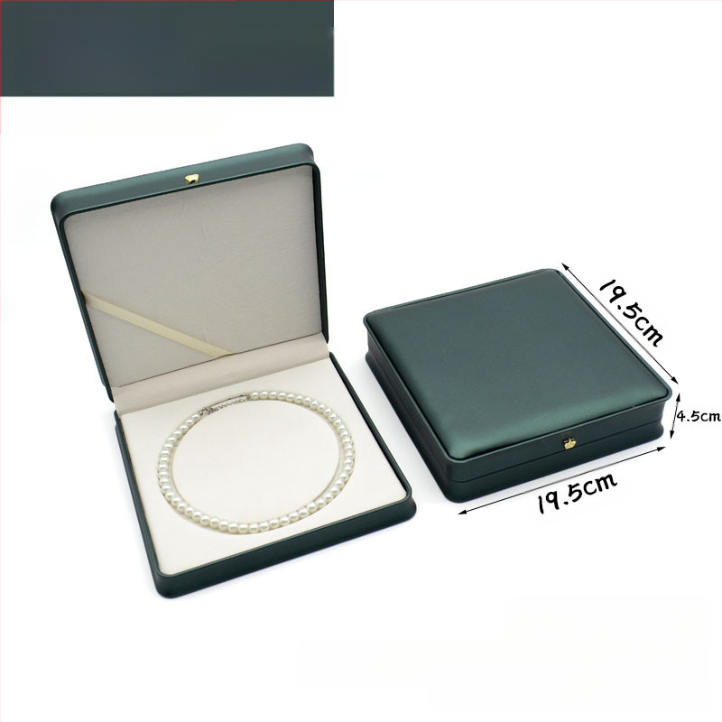 Kruna Pu prsten ogrlica privjesak narukvica kutija za nakit lagana luksuzna kožna poklon kutija za nakit u struku
