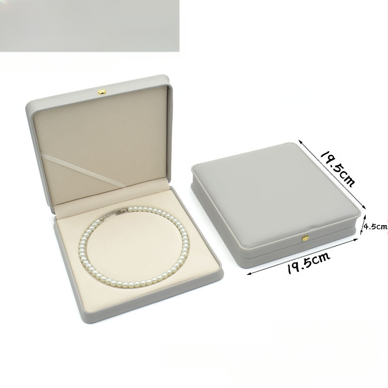 Kruna Pu prsten ogrlica privjesak narukvica kutija za nakit lagana luksuzna kožna poklon kutija za nakit u struku