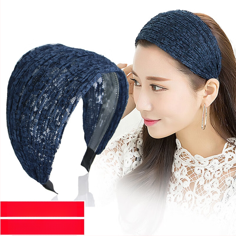 Jinglin Dél-Korea fehér hajat takaró női fejpánt, csúszásgátló, széles karimájú, nyomásos hajtűs, szuper széles fejpánt, internetes hírességeknek való hajpánt