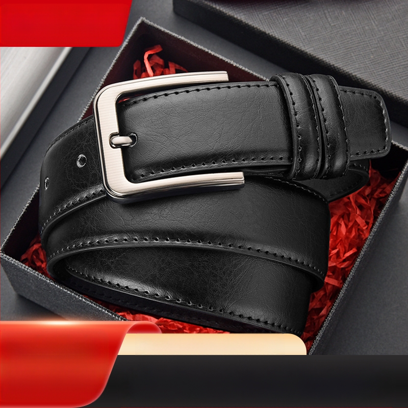 Vintage dombornyomott férfi bőr öv tűs csattal, üzleti stílus, fiatal férfiaknak megfelelő, hétköznapi nadrág, valódi marhabőr, művészi retró stílus