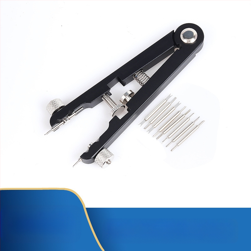 Külkereskedelmi órajavító szerszámok, Fülfogók, 6825 Fül szétszerelő és összeszerelő fogók, Fülfogó köteg, V alakú fül eltávolító fogók, Övlehúzó