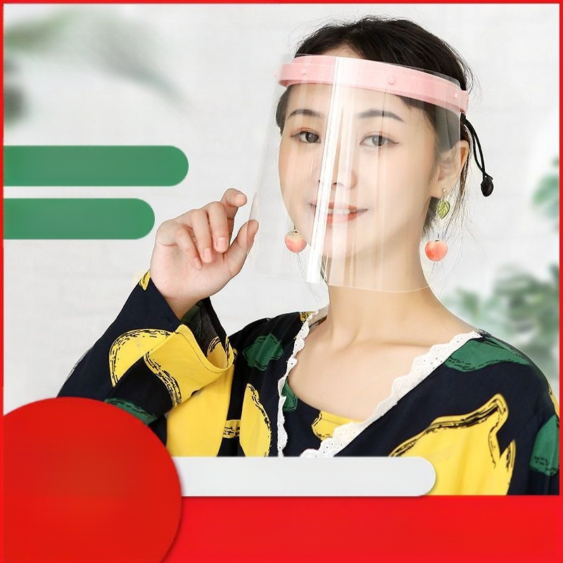 Virtuves ēdiena gatavošanas eļļas necaurlaidīga šļakatu maska izolācijas maska sieviešu caurspīdīga ēdiena gatavošanas maska pilnas sejas sejas aizsardzība