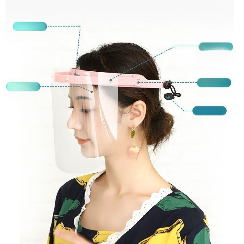 Virtuves ēdiena gatavošanas eļļas necaurlaidīga šļakatu maska izolācijas maska sieviešu caurspīdīga ēdiena gatavošanas maska pilnas sejas sejas aizsardzība