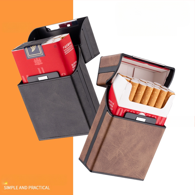 Határokon átnyúló új cigarettatartó 20 darabos kreatív cigarettatartó, felhajtható, hordozható, puha táska, cigarettatartó védőtok, bőrtok, divatos márka