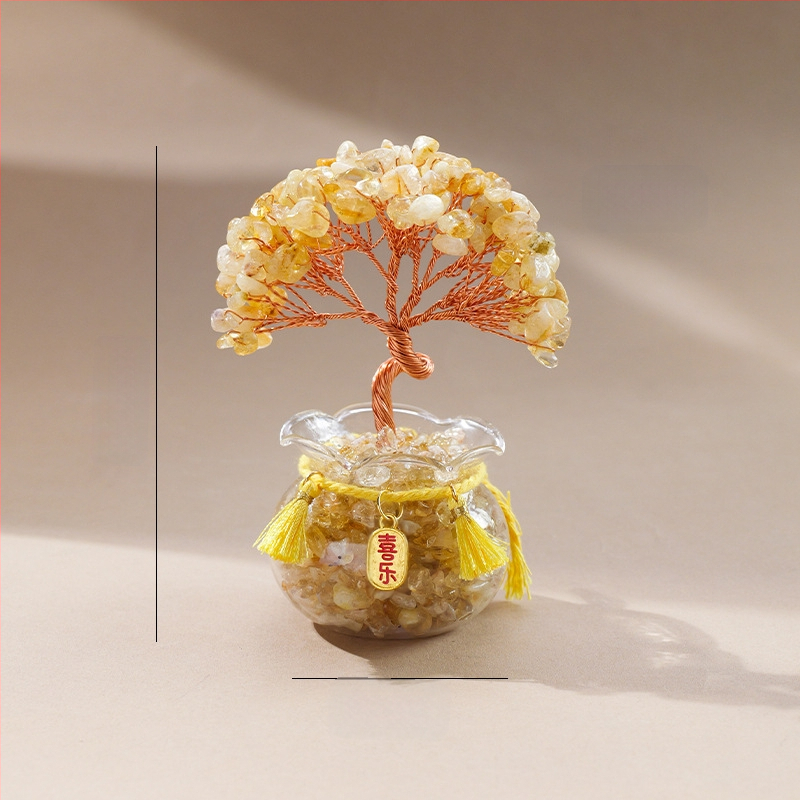 Természetes kristály kavics vagyonfa ametiszt vagyonfa kreatív asztali dekoráció autó életfa díszek