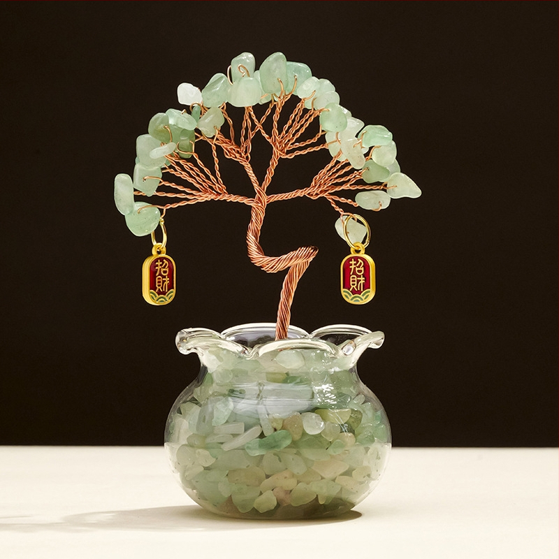 Természetes kristály kavics vagyonfa ametiszt vagyonfa kreatív asztali dekoráció autó életfa díszek