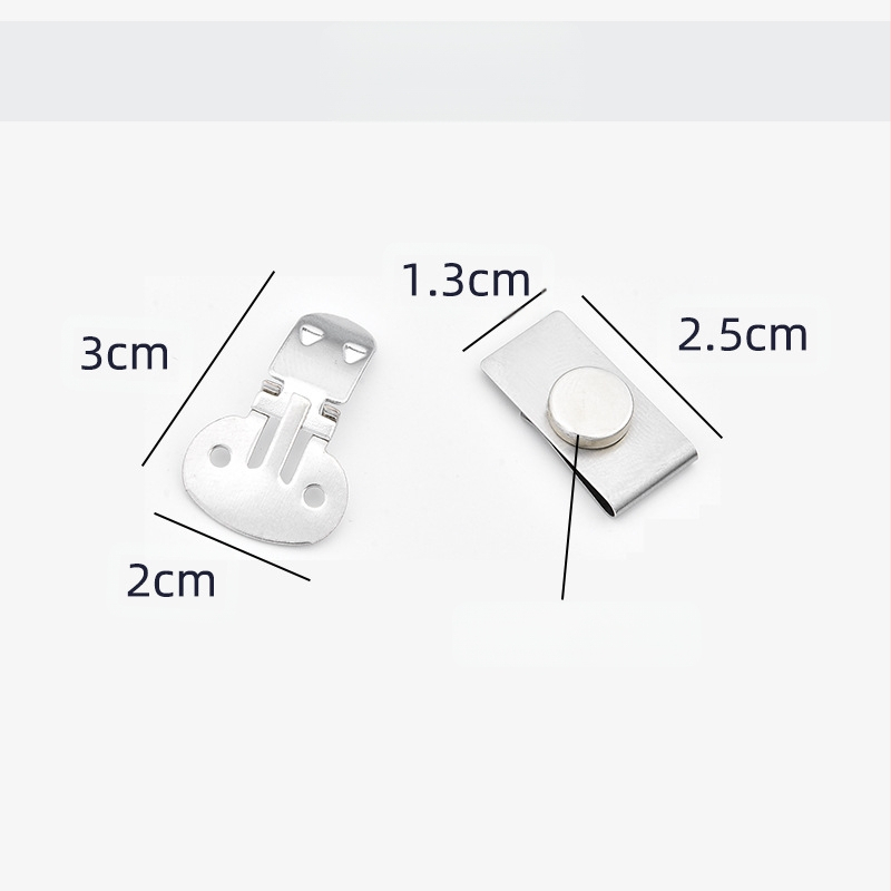 Magnetiline lipsuklamber kortsumisvastane õmblusteta särk magnetiline imemispannal ujumisvastane nähtamatu lipsuklamber fikseeritud pandlaga magnetiline lipsuklamber