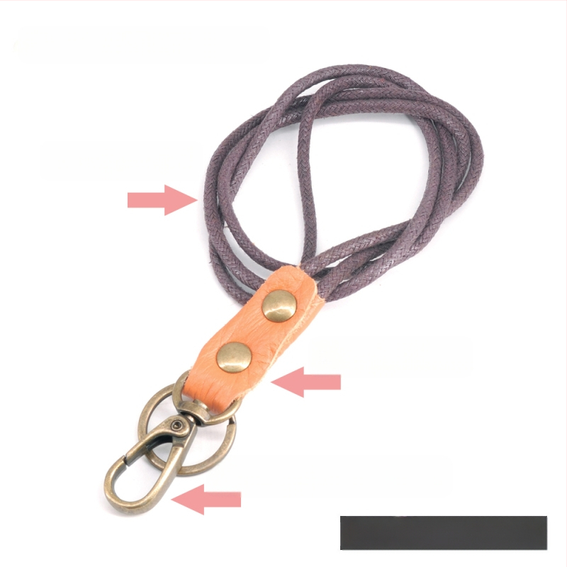Mažas apvalus dramblio galvos sluoksnio karvės odos raktų pakabukas ant riešo, pakabinamas raktas ant automobilio raktų pakabuko, kaklo virvė
