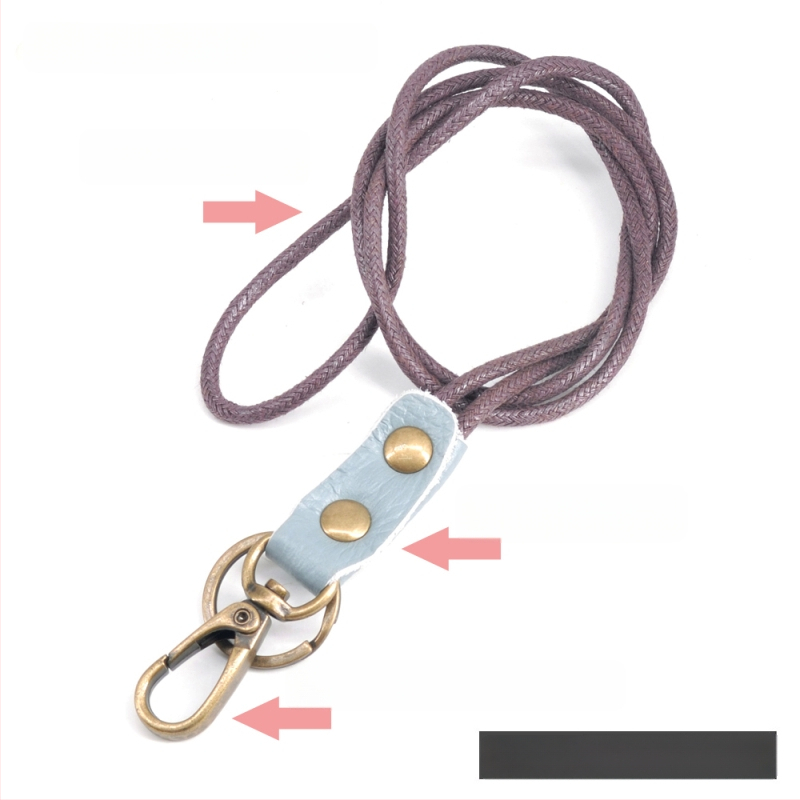 Mažas apvalus dramblio galvos sluoksnio karvės odos raktų pakabukas ant riešo, pakabinamas raktas ant automobilio raktų pakabuko, kaklo virvė