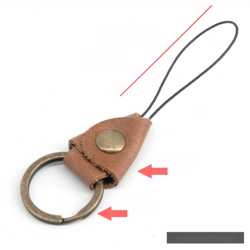 Mažas apvalus dramblio galvos sluoksnio karvės odos raktų pakabukas ant riešo, pakabinamas raktas ant automobilio raktų pakabuko, kaklo virvė