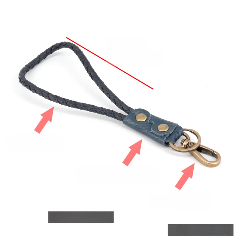 Mažas apvalus dramblio galvos sluoksnio karvės odos raktų pakabukas ant riešo, pakabinamas raktas ant automobilio raktų pakabuko, kaklo virvė