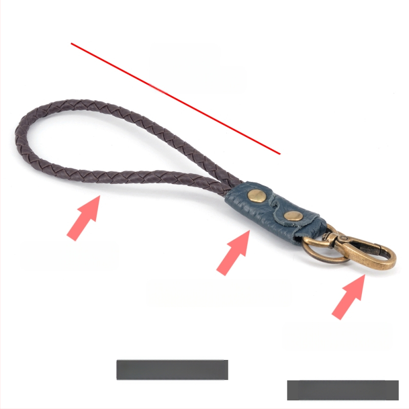 Mažas apvalus dramblio galvos sluoksnio karvės odos raktų pakabukas ant riešo, pakabinamas raktas ant automobilio raktų pakabuko, kaklo virvė
