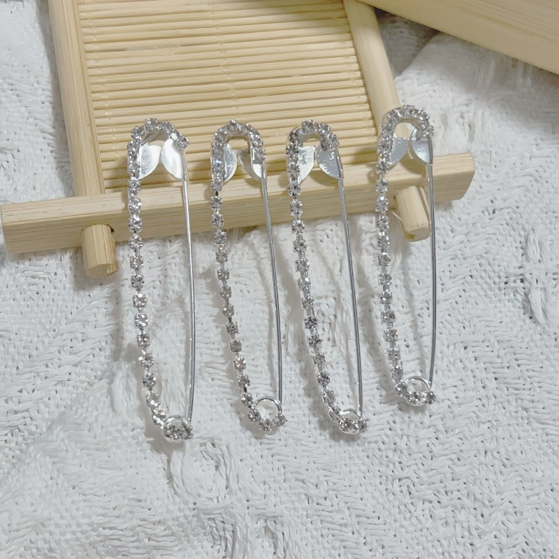 Határokon átnyúló e-kereskedelem, legkelendőbb butik gyémánt bross, U alakú strassz kitűző, ruházati kiegészítők, fix kitűző, fényvédő csat