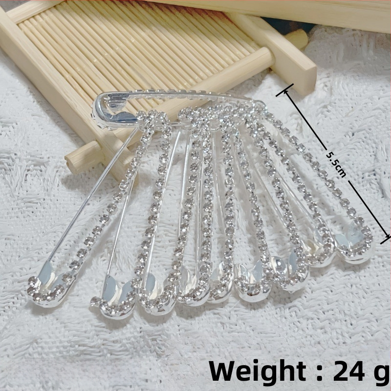 Határokon átnyúló e-kereskedelem, legkelendőbb butik gyémánt bross, U alakú strassz kitűző, ruházati kiegészítők, fix kitűző, fényvédő csat