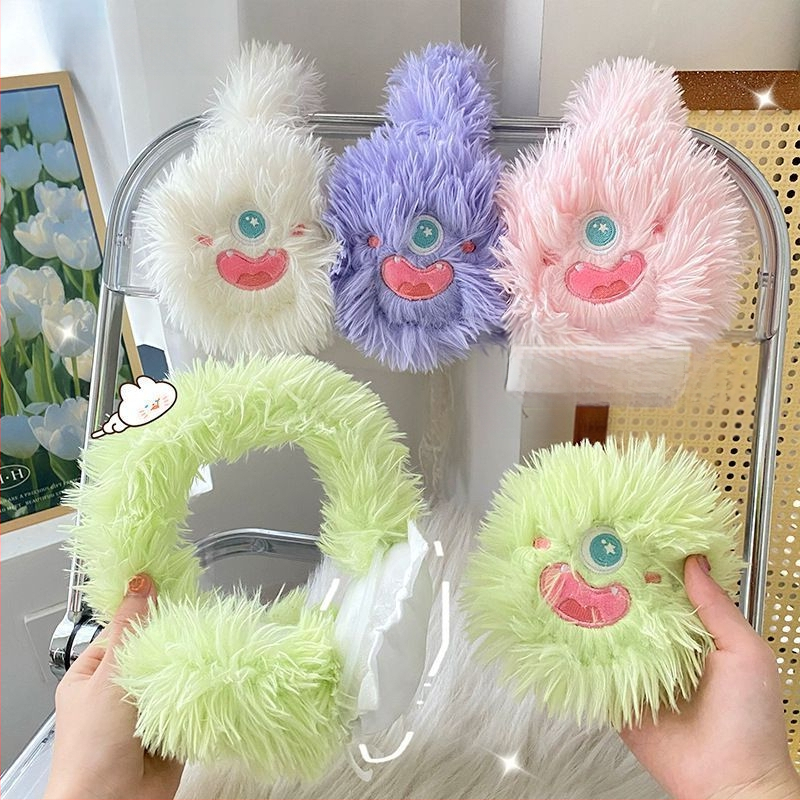 Armsad naljakad väikesed koletised, plush-kõrvaklapid, naiste sügis- ja talvesoojendajad, tuulekindlad kõrvakaitsed, õpilastele mõeldud Mao Mao kõrvaklapid