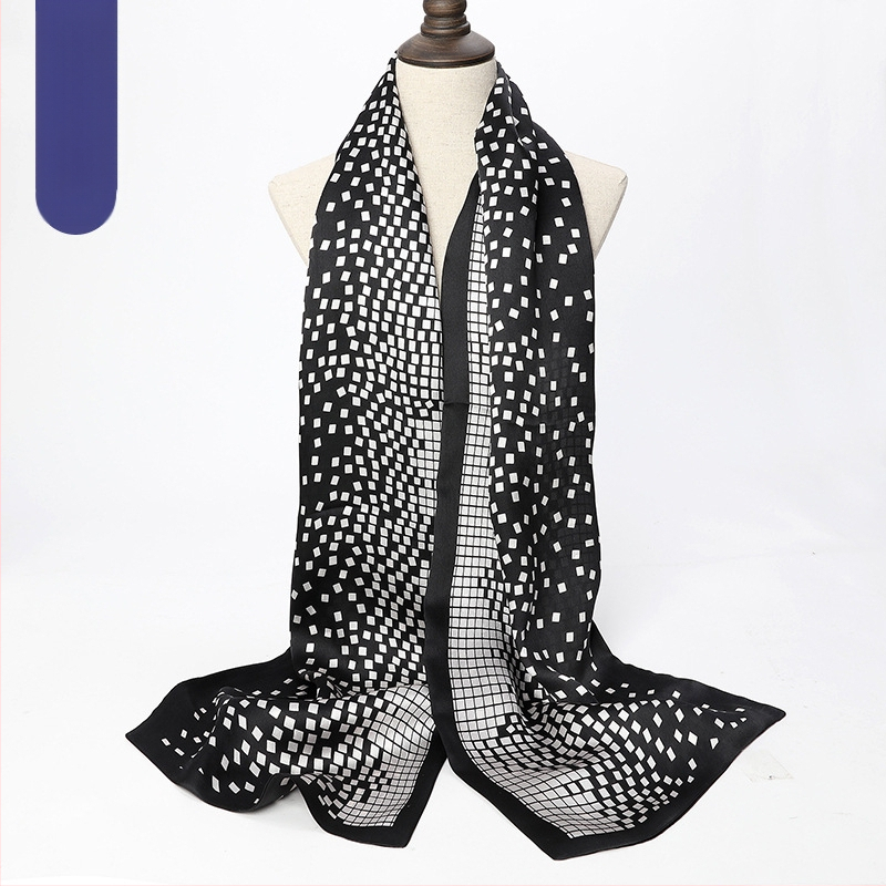 Hangdžou vyriškas gryno šilkmedžio šilko ilgas šalikas, šaliko, šaliko fabrikas, didmeninė prekyba šilko šaliku, profesionalus dvigubas sluoksnis