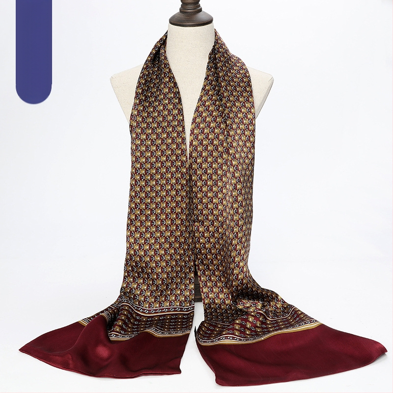 Hangdžou vyriškas gryno šilkmedžio šilko ilgas šalikas, šaliko, šaliko fabrikas, didmeninė prekyba šilko šaliku, profesionalus dvigubas sluoksnis