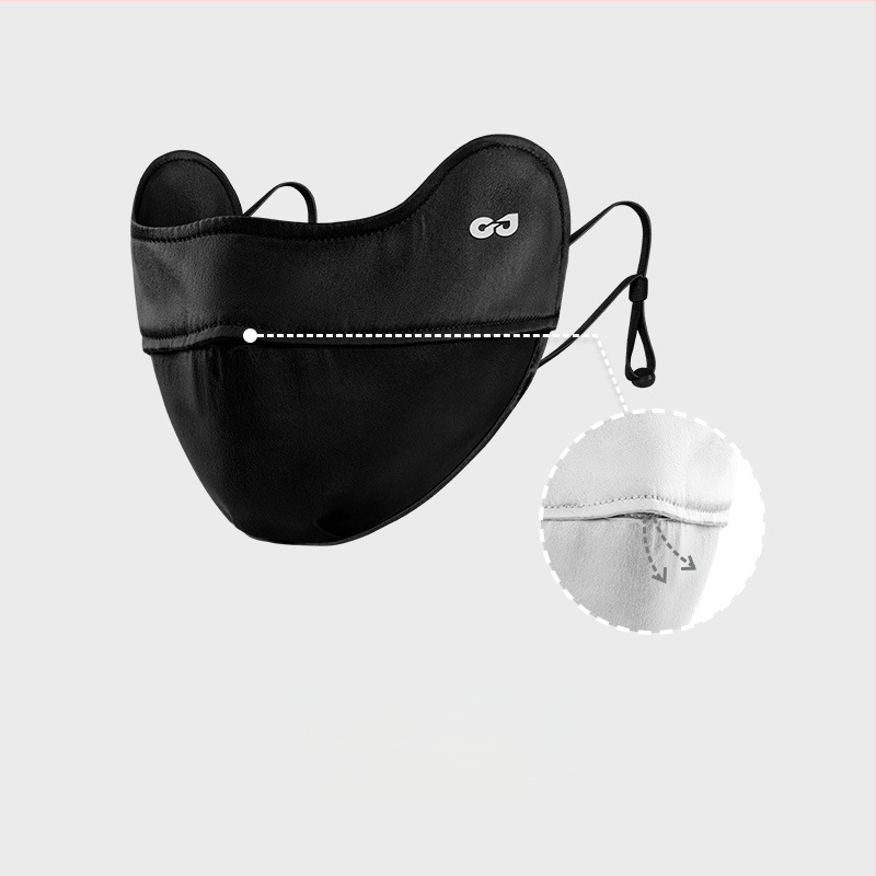 Új selyemmaszk nőknek, nyári napvédő, UV-szűrős, fülbe akasztható maszk, könnyű és lélegző arcmaszk, Xkz52