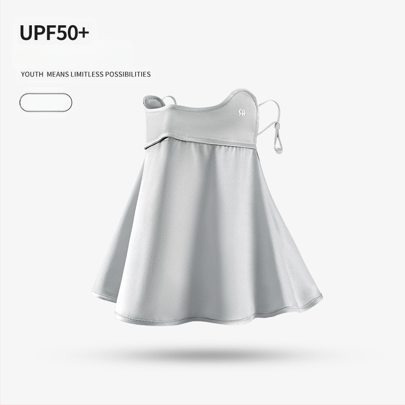 Új selyemmaszk nőknek, nyári napvédő, UV-szűrős, fülbe akasztható maszk, könnyű és lélegző arcmaszk, Xkz52