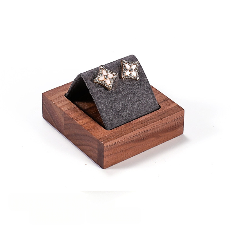 Dió ékszerállvány Retro egyszerű stílusú fülbevaló-kiállító állvány Ékszerpult Arany és ezüst fülbevalók Fülbevaló-kiállító kellékek