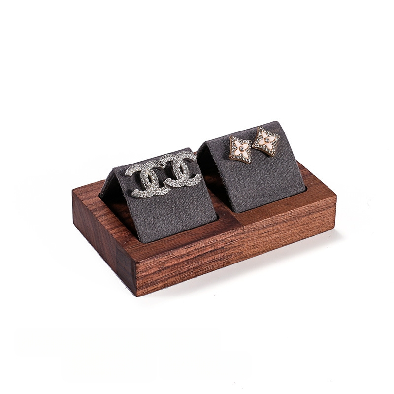 Dió ékszerállvány Retro egyszerű stílusú fülbevaló-kiállító állvány Ékszerpult Arany és ezüst fülbevalók Fülbevaló-kiállító kellékek