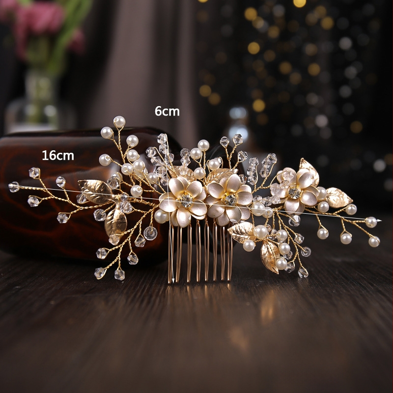 Rahvuslikus stiilis pruudi peakate, kamm, uus chinoiserie stiilis, käsitsi kootud, pärlitega kaunistatud teemantlilledega juuksekamm, luksuslikud aksessuaarid