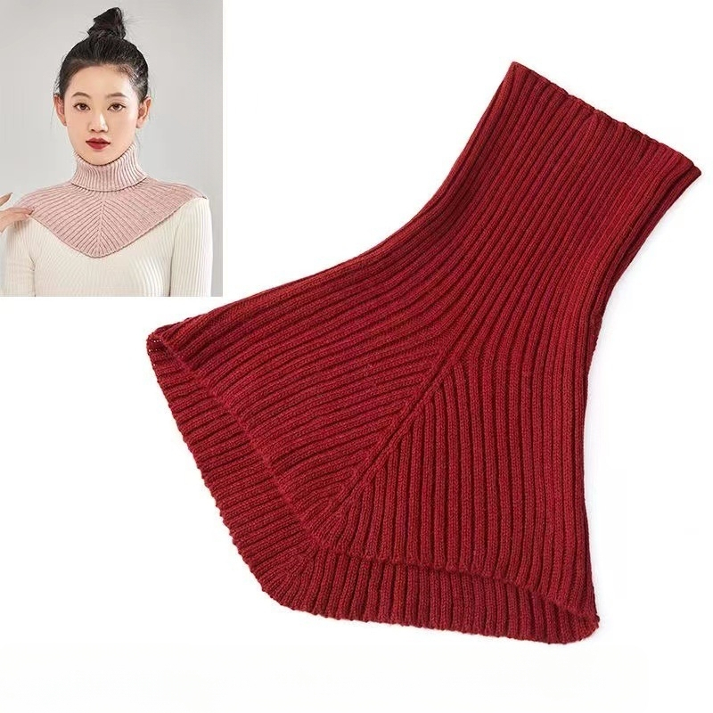 Emakakaela kaelakaitse, kaelavarrukaga kõrge kaelusega kampsun, kootud võltskraega, universaalne naiste võltskraega, sügis- ja talvine kaelakaitsesall, meeste soe külmakaitse