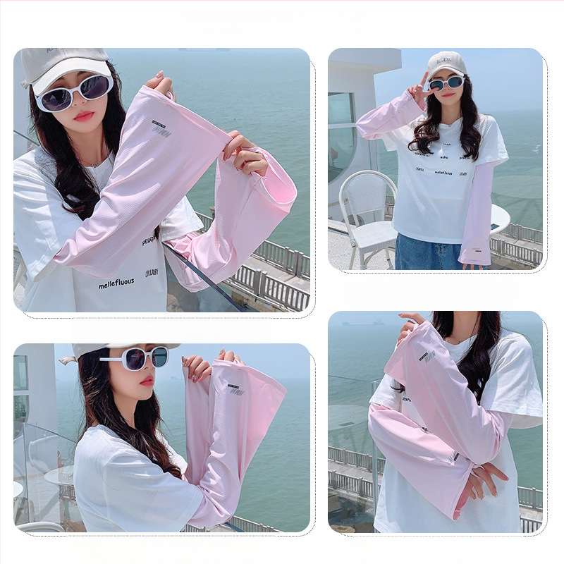 Naiste UV-päikesekaitsega sõidukindad, käekaitse, suvised lahtised õhukesed varrukakaitsed