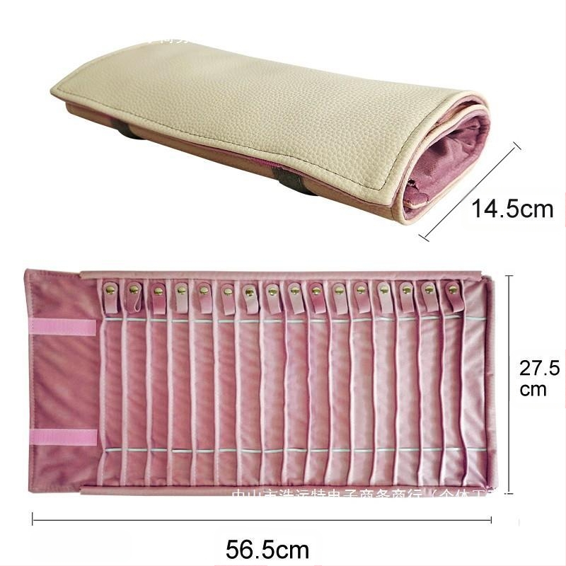 Papuošalų vėrinys su gumine juostele, laikymo krepšys, paroda, nešiojama apyrankė, demonstracinė kolekcija, sulankstomas krepšys, papuošalų krepšys