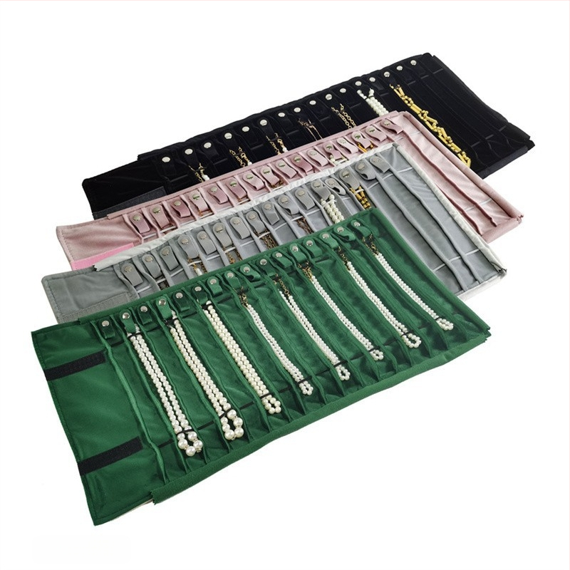 Papuošalų vėrinys su gumine juostele, laikymo krepšys, paroda, nešiojama apyrankė, demonstracinė kolekcija, sulankstomas krepšys, papuošalų krepšys