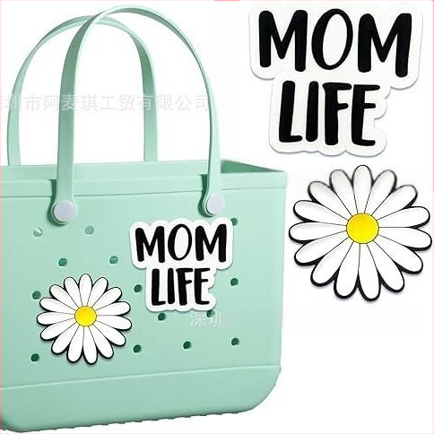 Accesorii populare transfrontaliere pentru plajă, geantă cu gaură de flori, accesorii decorative drăguțe, geantă cu gaură de plajă, cataramă de geantă cu pandantiv