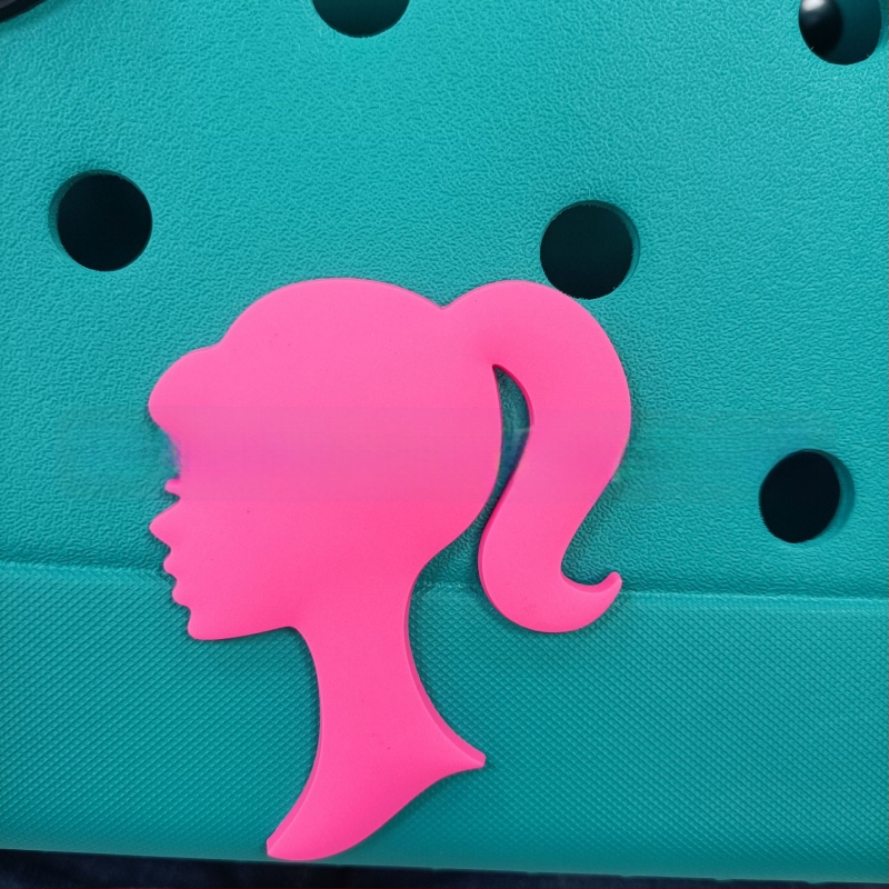 Accesorii populare transfrontaliere pentru plajă, geantă cu gaură de flori, accesorii decorative drăguțe, geantă cu gaură de plajă, cataramă de geantă cu pandantiv