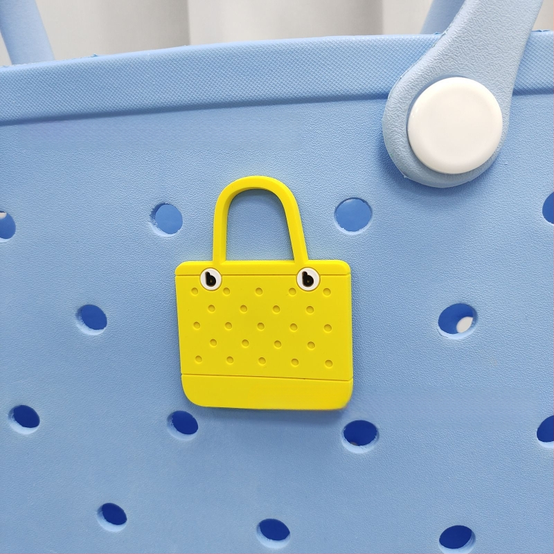 Accesorii populare transfrontaliere pentru plajă, geantă cu gaură de flori, accesorii decorative drăguțe, geantă cu gaură de plajă, cataramă de geantă cu pandantiv