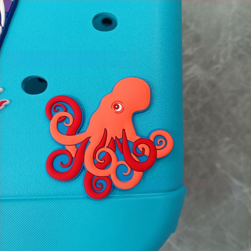 Accesorii populare transfrontaliere pentru plajă, geantă cu gaură de flori, accesorii decorative drăguțe, geantă cu gaură de plajă, cataramă de geantă cu pandantiv