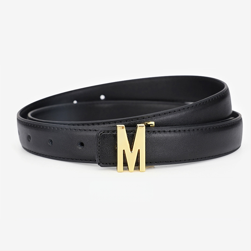 Női öv, valódi bőrből, mindenféle egyezéssel, csúcskategóriás, Sense öv, tiszta marhabőrből, egyszerű betűs, divatos, dekoratív fekete farmeröv