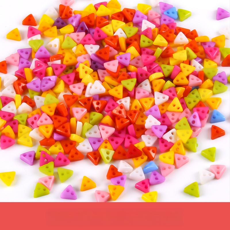 Plastikust väike nööp, miniatuurne värviline käsitööna valminud isetehtud joonistusnööp, ploomiõie nööp, virsikukujuline süda, viieharuline täht, väike nööp 6 mm