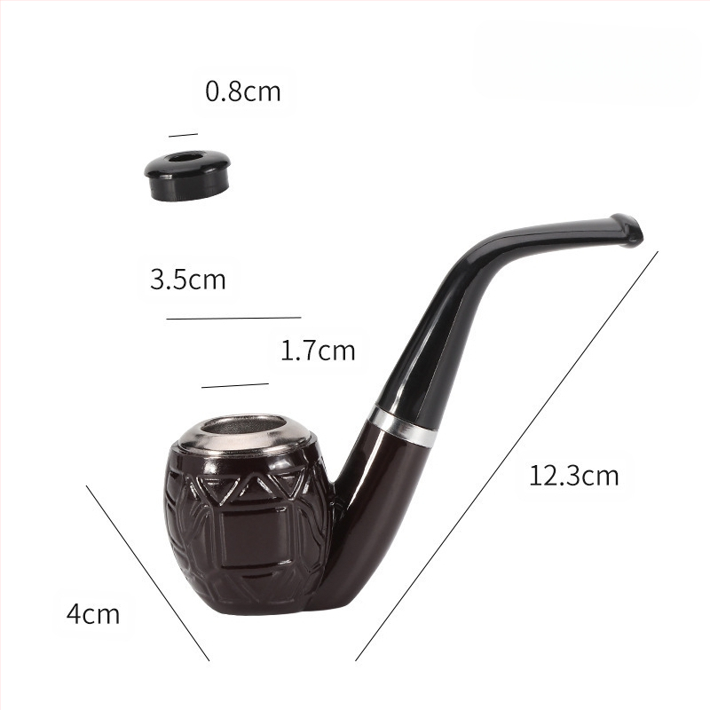 Hulgimüük algajatele mõeldud vaigust piibuga sigaret kaheotstarbeline klassikaline kumer metallpott, eemaldatav ja pestav, otse laos, hulgimüügis