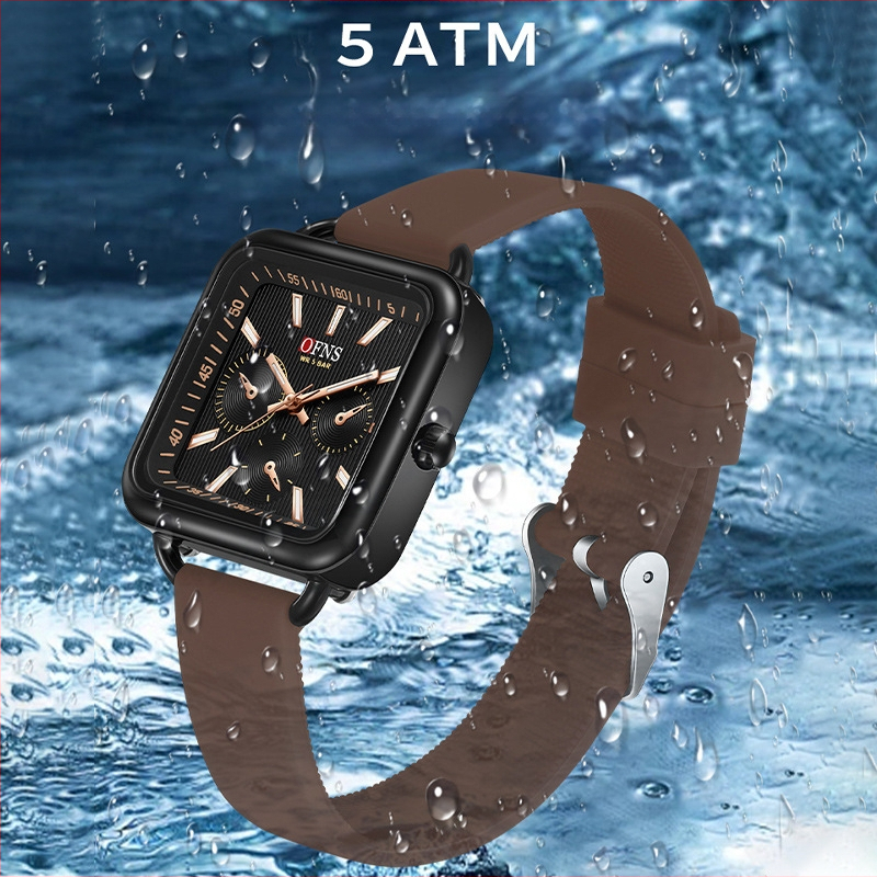 Férfi importált kvarcóra 2024 új, világító, vízálló, divatos, élő robbanások, tér, ultravékony, divatos