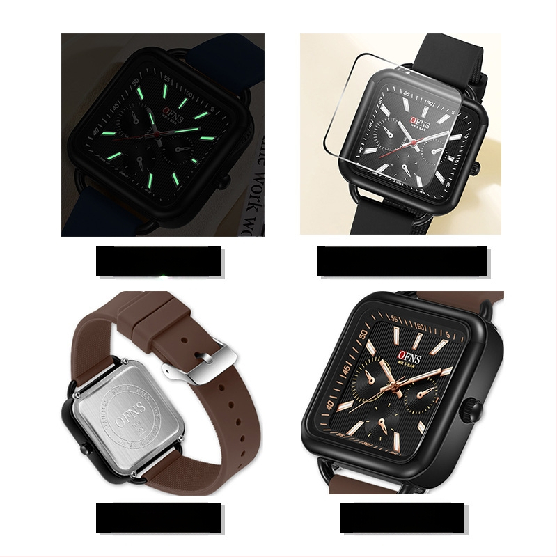 Férfi importált kvarcóra 2024 új, világító, vízálló, divatos, élő robbanások, tér, ultravékony, divatos