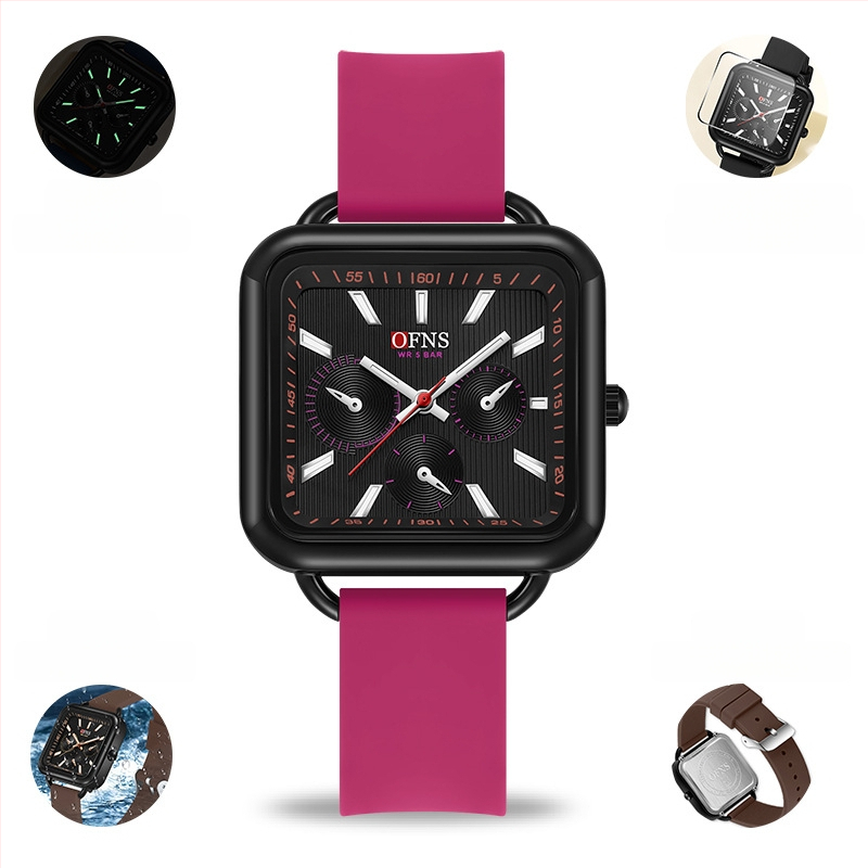 Férfi importált kvarcóra 2024 új, világító, vízálló, divatos, élő robbanások, tér, ultravékony, divatos