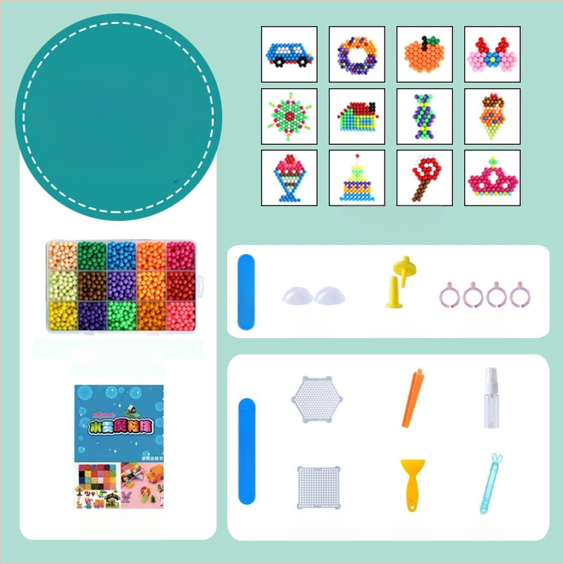 Mărgele magice cu ceață de apă, jucării cu mărgele lipicioase cu apă, potrivite pentru băieți și fete, jucării educaționale creative lucrate manual, DIY