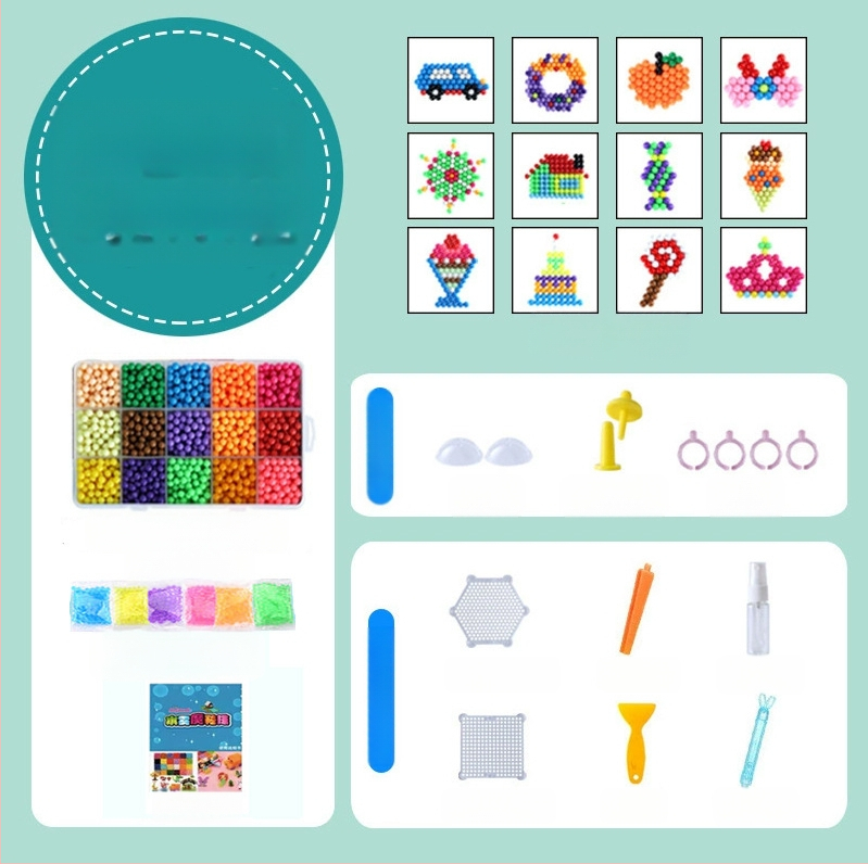 Mărgele magice cu ceață de apă, jucării cu mărgele lipicioase cu apă, potrivite pentru băieți și fete, jucării educaționale creative lucrate manual, DIY