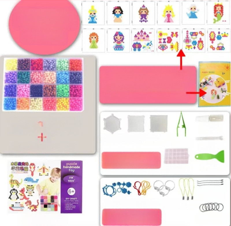 Mărgele magice cu ceață de apă, jucării cu mărgele lipicioase cu apă, potrivite pentru băieți și fete, jucării educaționale creative lucrate manual, DIY