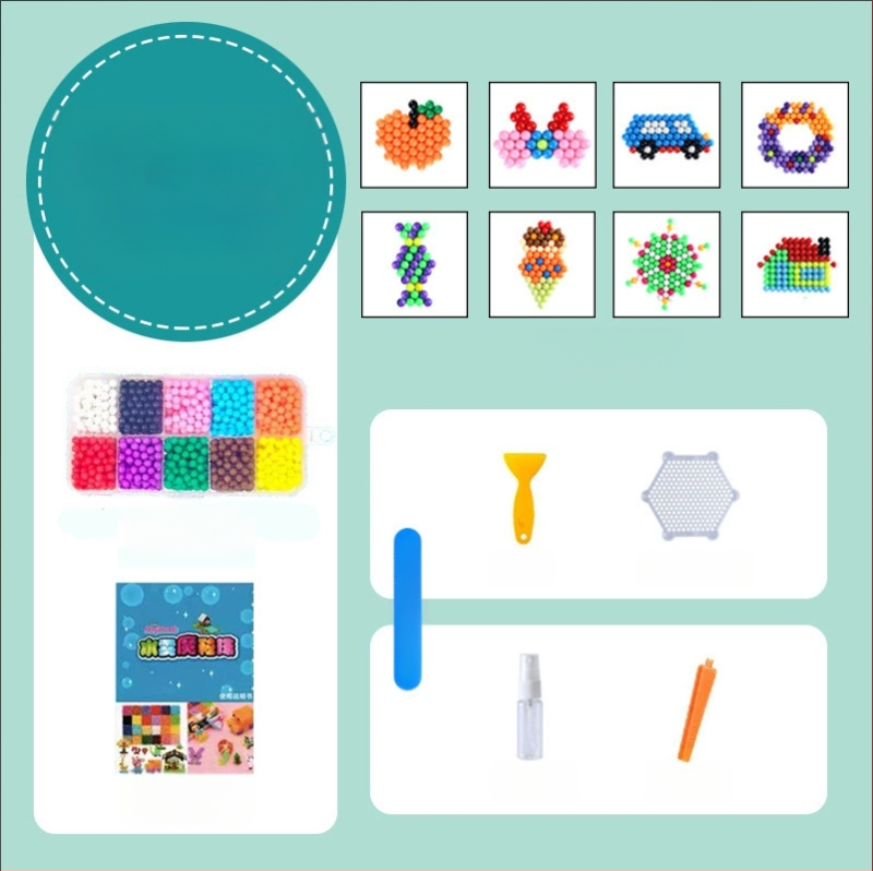 Mărgele magice cu ceață de apă, jucării cu mărgele lipicioase cu apă, potrivite pentru băieți și fete, jucării educaționale creative lucrate manual, DIY